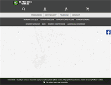 Tablet Screenshot of greenbike.pl