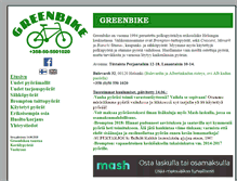 Tablet Screenshot of greenbike.fi
